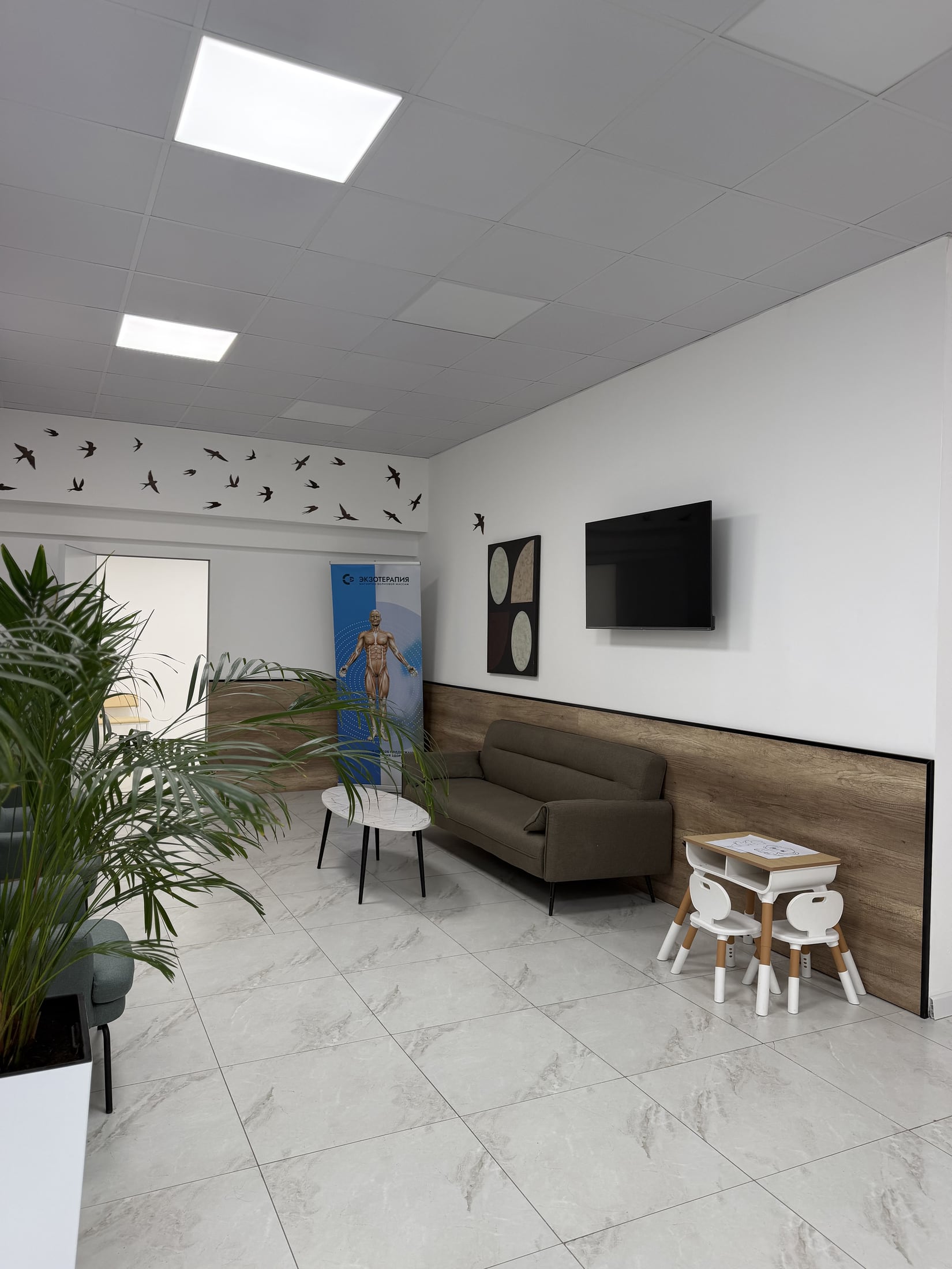Зона ожидания AIVA CLINIC